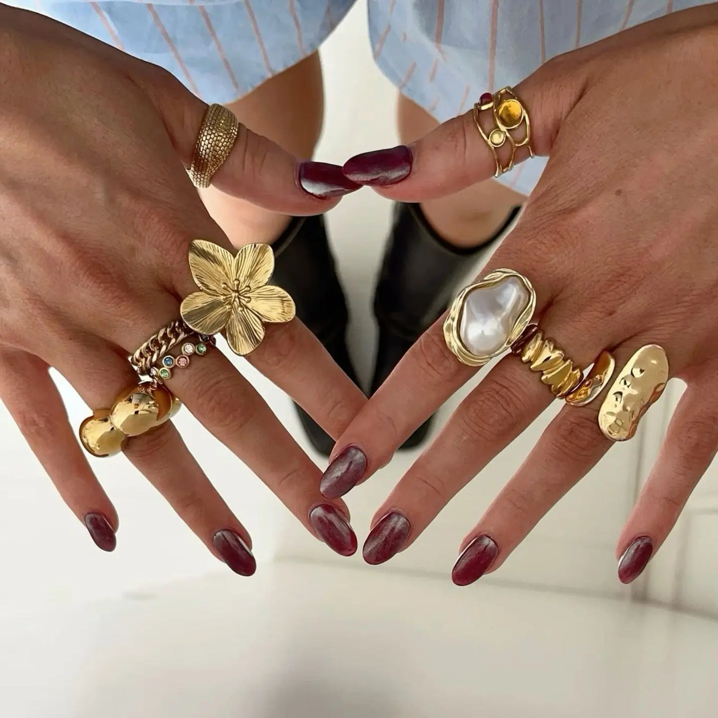 Goldene Statement-Ringe – Vielfalt in Design und Eleganz
