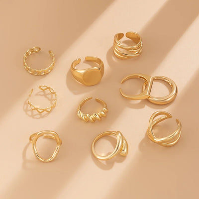 Goldene Minimalistische Ringe – Eleganz für jeden Stil