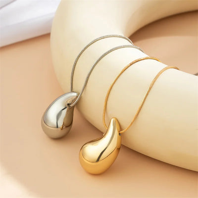 Minimalistische Tropfen-Halskette – Eleganz in ihrer reinsten Form