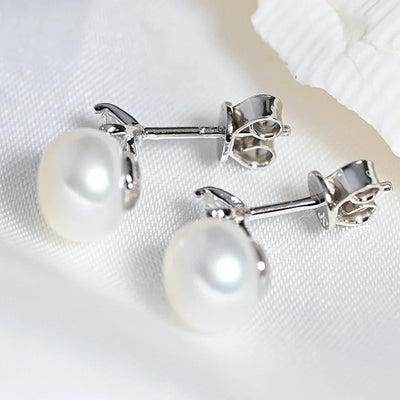 Luxus Moissanit Perlen Schmuckset