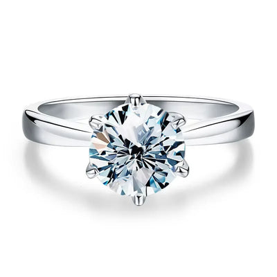 Luxus-Moissanit-Ring