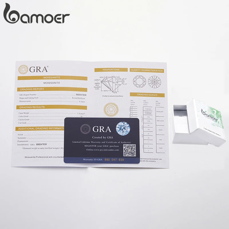 Elegante Damenhalskette 1 Karat Moissanit