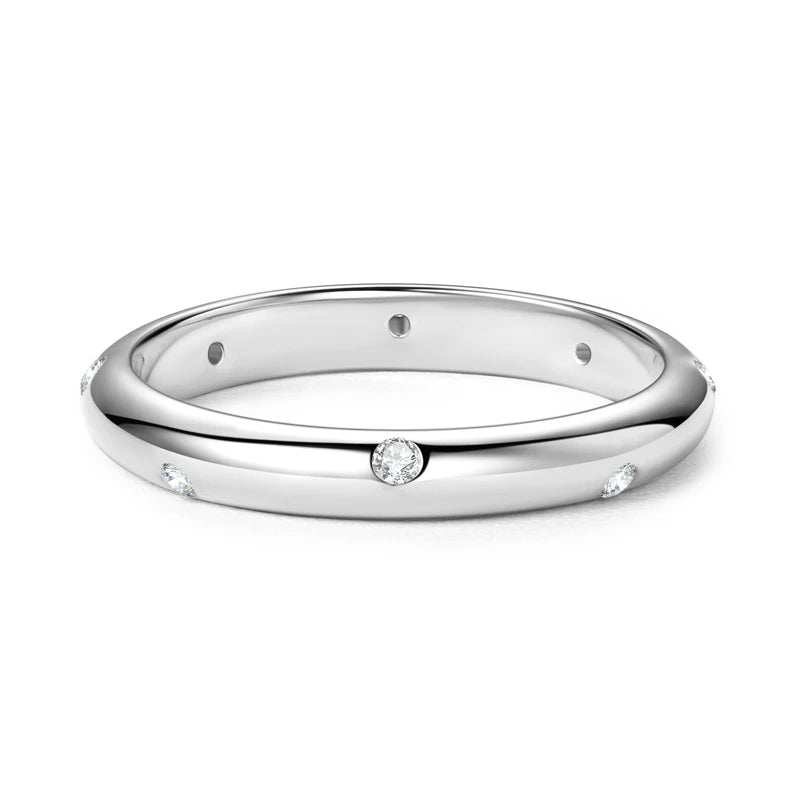 Moissanit-Ring – Zertifiziertes 925er Sterlingsilber