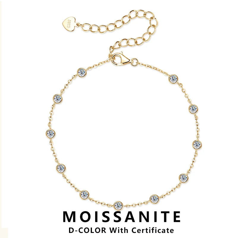 Elegantes Damen Armband mit Moissanit