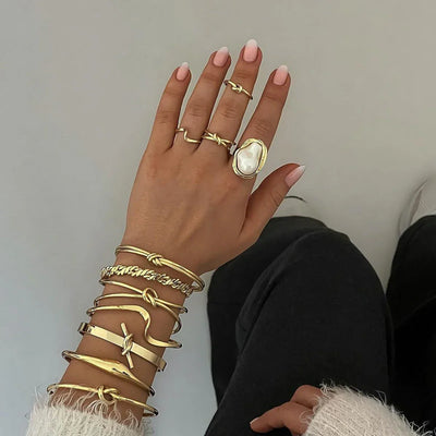 Goldene Statement-Ringe – Vielfalt in Design und Eleganz