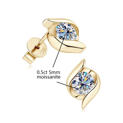 2.0 ct Moissanit-Schmuckset für Damen – 925er Sterlingsilber