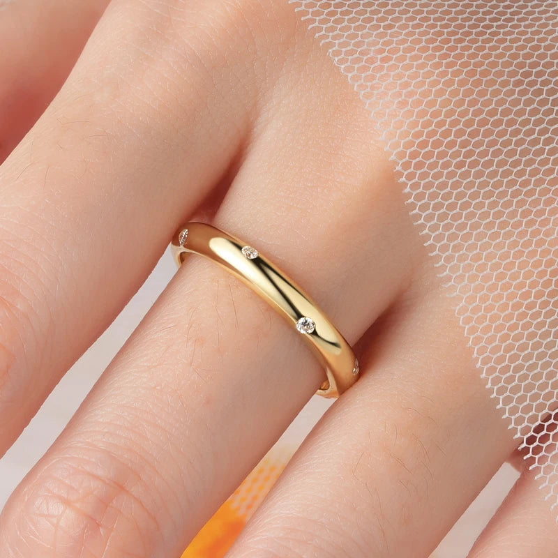 Moissanit-Ring – Zertifiziertes 925er Sterlingsilber