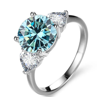 Damen Luxus-Ring mit 3 Karat Moissanit